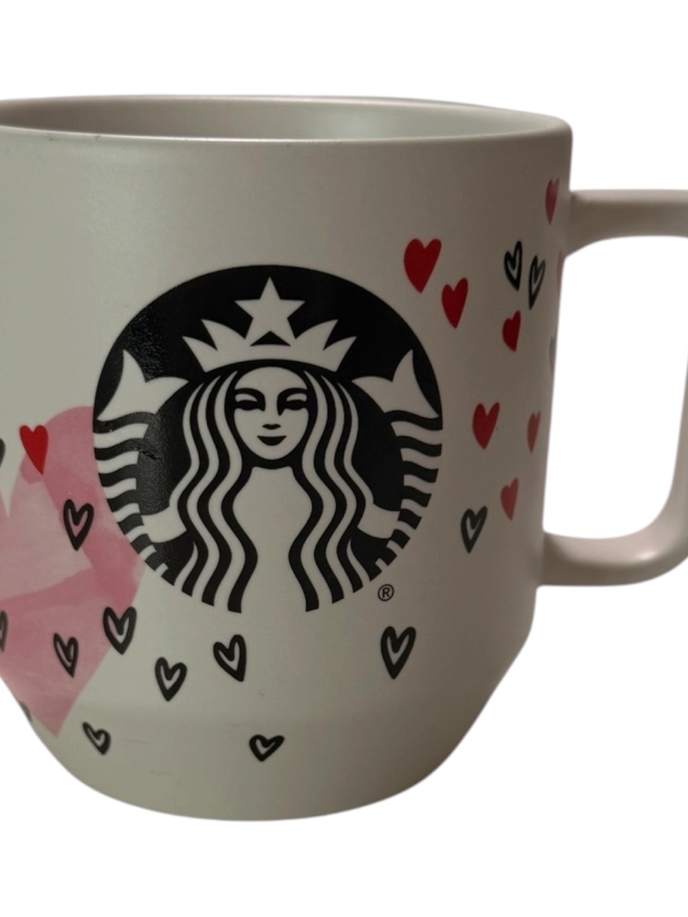 Starbucks Valentine’s Hearts Ceramic Mug 12 oz